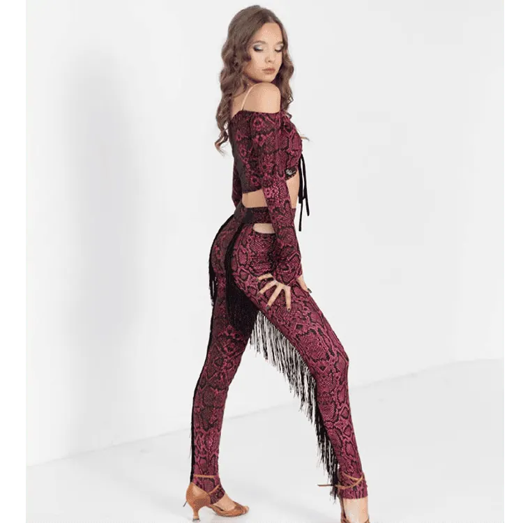 Women’s Dance Leggings with Fringe DW140 — вигляд 2