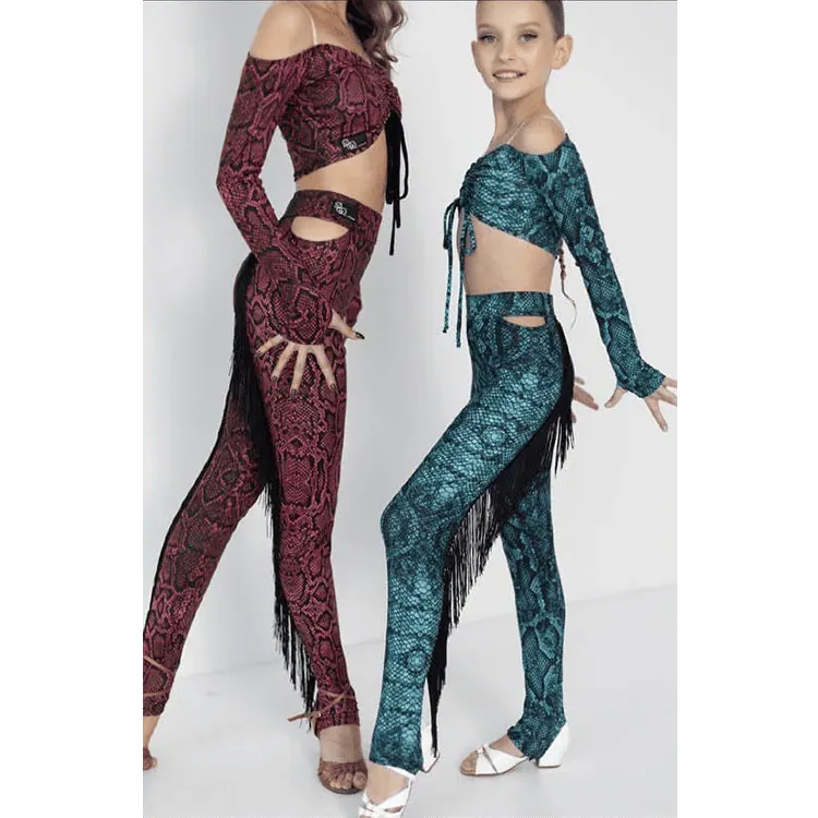 Women’s Dance Leggings with Fringe DW140 — вигляд 3