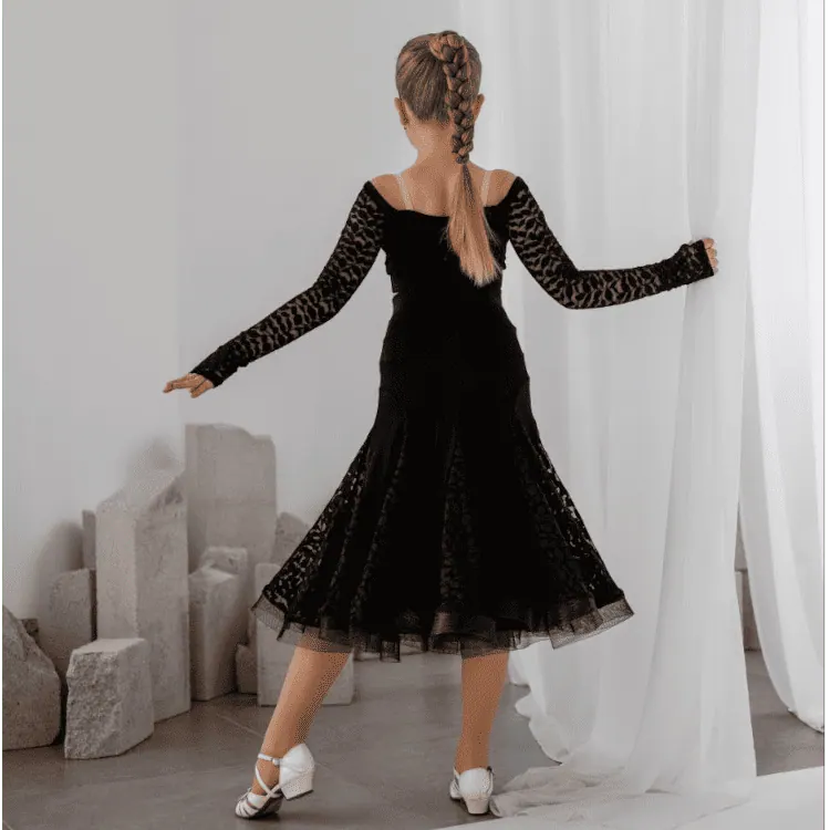 Ballroom Skirt JDsk203 – Black — вигляд 2