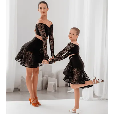 Dance Skirt JDSKIRT300 – Black Lace