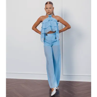 Blue Ballroom Trousers