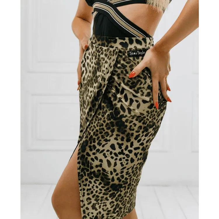 StarStyle Leopard Latin Skirt — вигляд 3