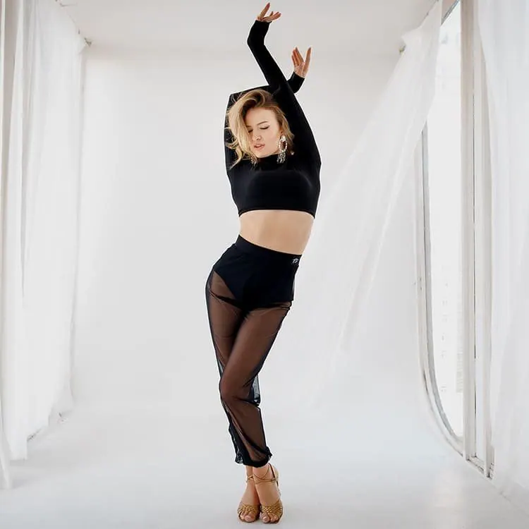 Women’s Dance Top FDtop210 Black — вигляд 3