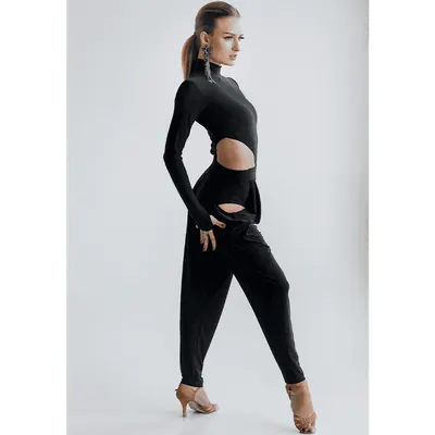 Women’s Bodysuit with High Neck