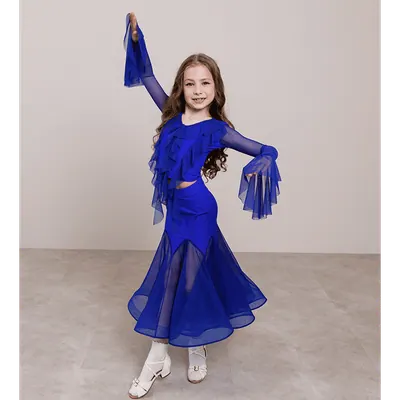 Women’s Ballroom Skirt – Royal Blue